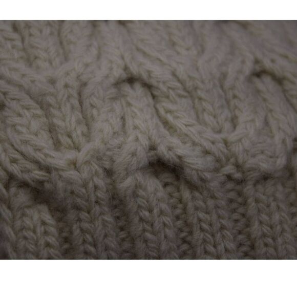 Vintage Gap Wool Mohair Knit Ivory Scarf - Picture 2 of 4